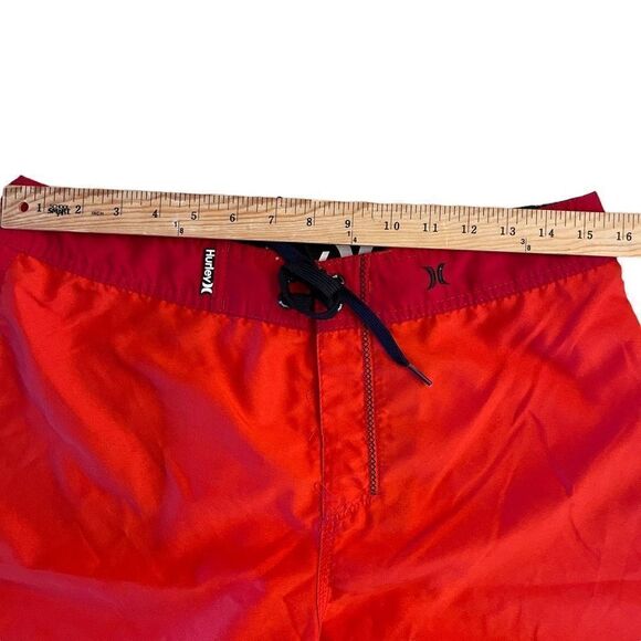 Hurley Mens Phantom One & Only Boardshorts Durable Water Bright Crimson Size 31 - Picture 5 of 8